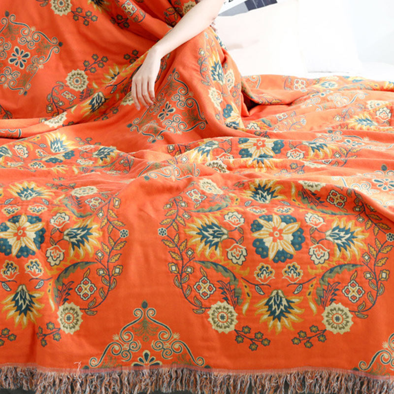 Pattern Reversible Quilt Flower Leisure Quilt
