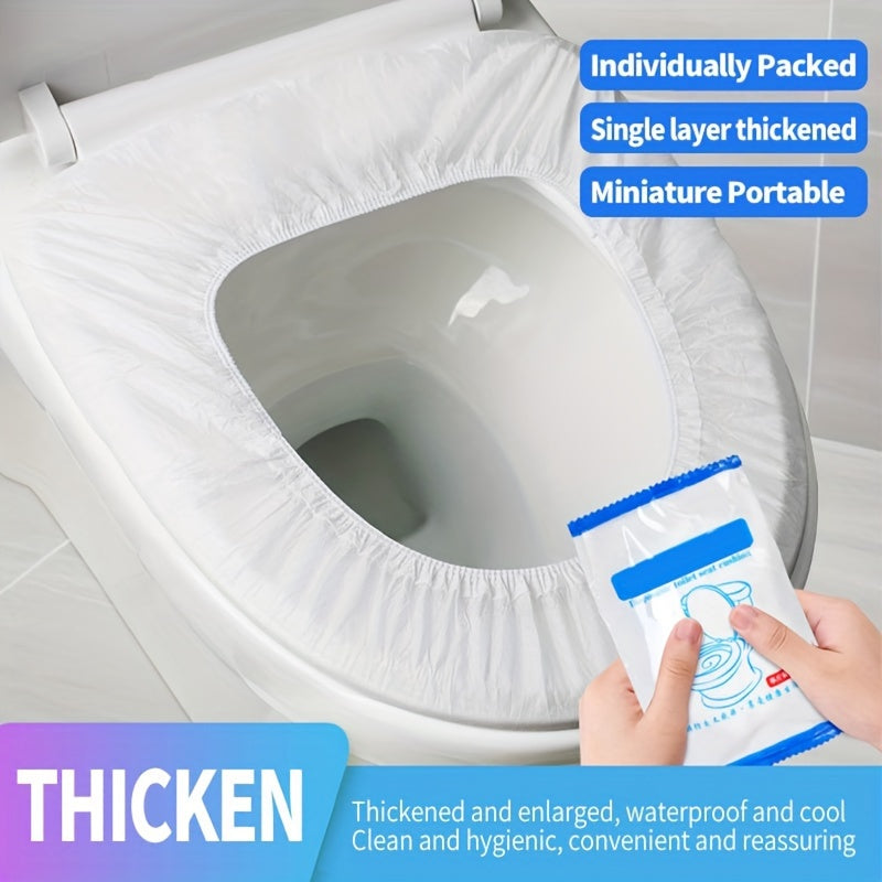 Disposable Toilet Seat Covers with Elastic Band - 50/100 Pieces