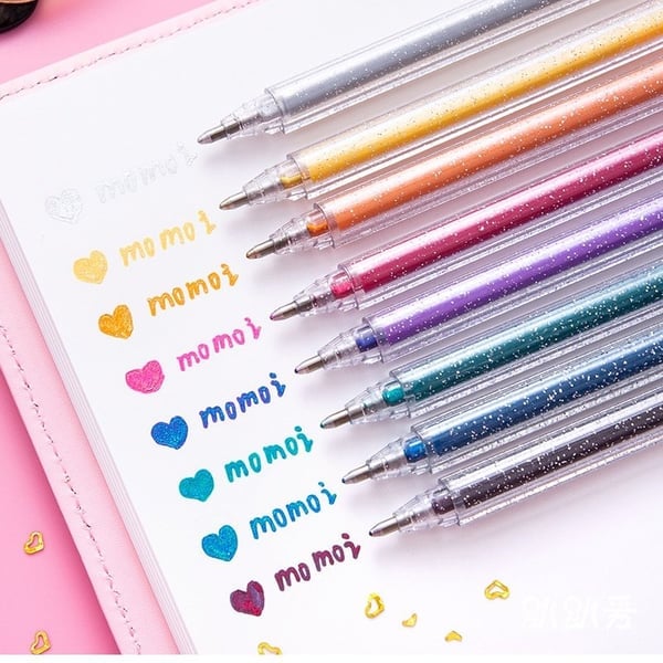 Glitter Gel Pens | Metallic Ink Pens | Smudge-Resistant Sparkle Finish | SparkleInk