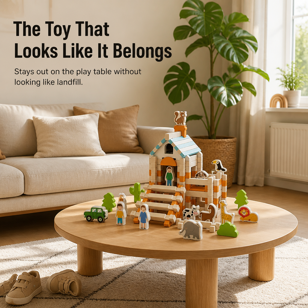 LuminoBlocks™ — Build a Wooden Animal World Your Kid Plays With for Hours