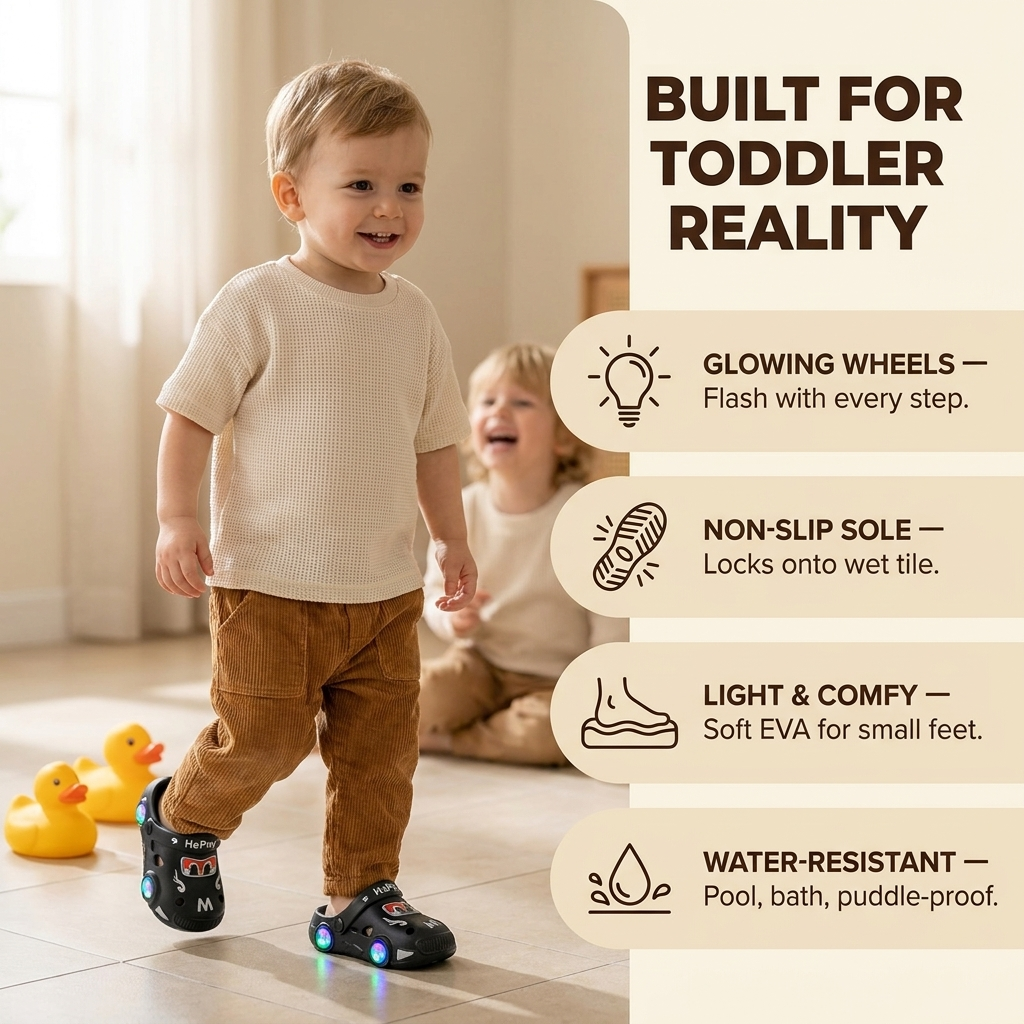 LumoSprints™ — Light Up Every Step & Grip Wet Floors Toddlers Usually Slip On