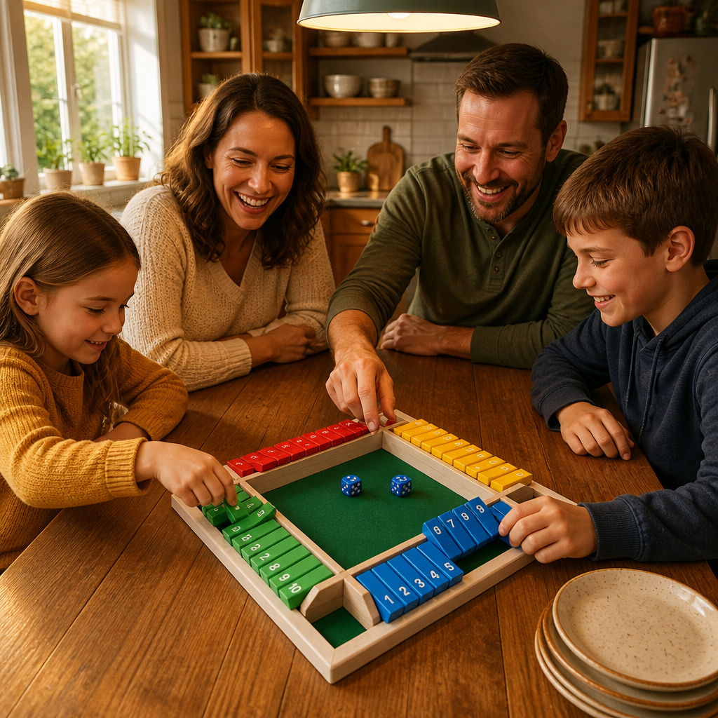 MindPlay™ — Trade Screen Time For Real Family Laughs With Wooden Dice