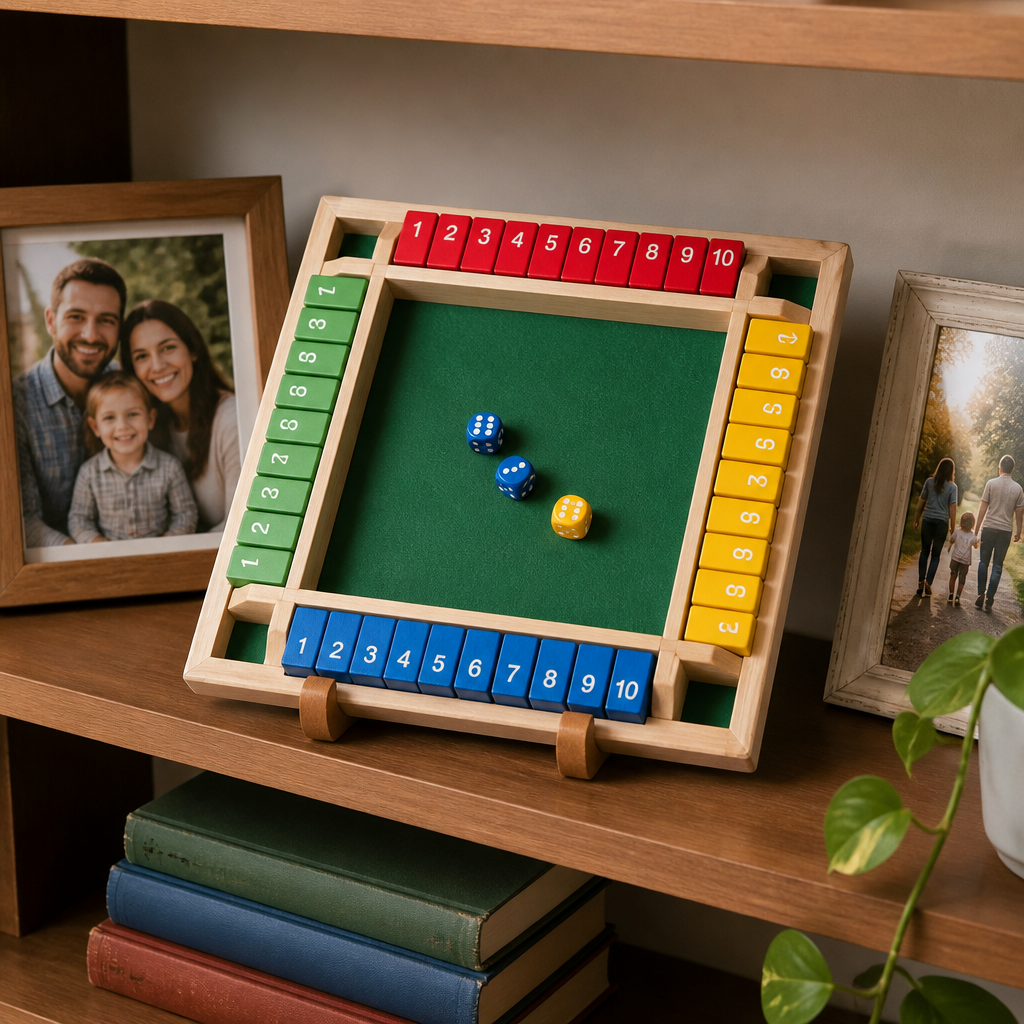 MindPlay™ — Trade Screen Time For Real Family Laughs With Wooden Dice