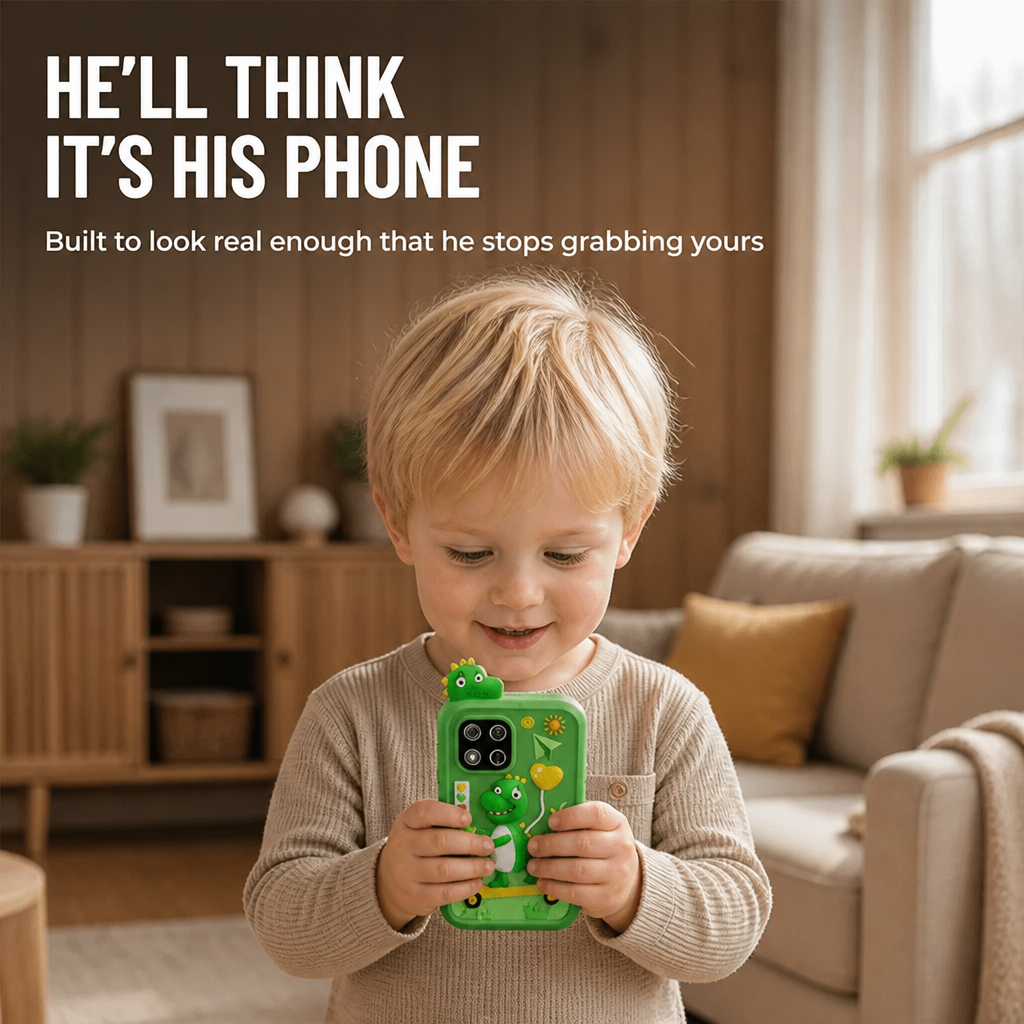 LuminaPlay™ — Hand Your Toddler a Phone He'll Claim as His Own