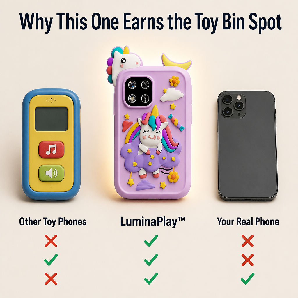 LuminaPlay™ — Hand Your Toddler a Phone He'll Claim as His Own