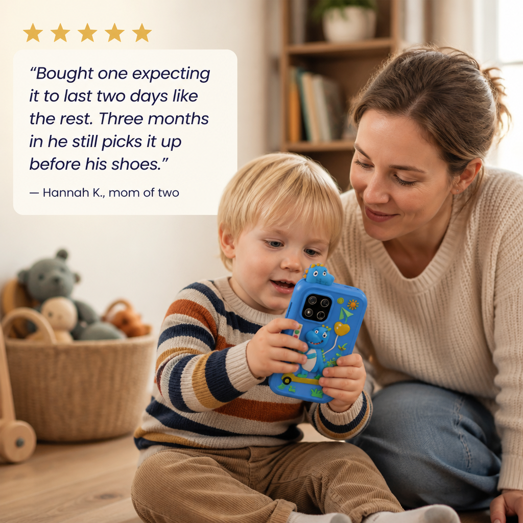 LuminaPlay™ — Hand Your Toddler a Phone He'll Claim as His Own