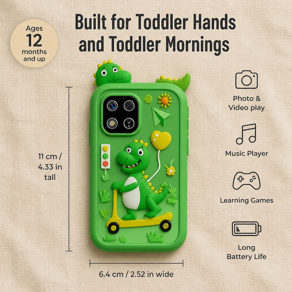 LuminaPlay™ — Hand Your Toddler a Phone He'll Claim as His Own