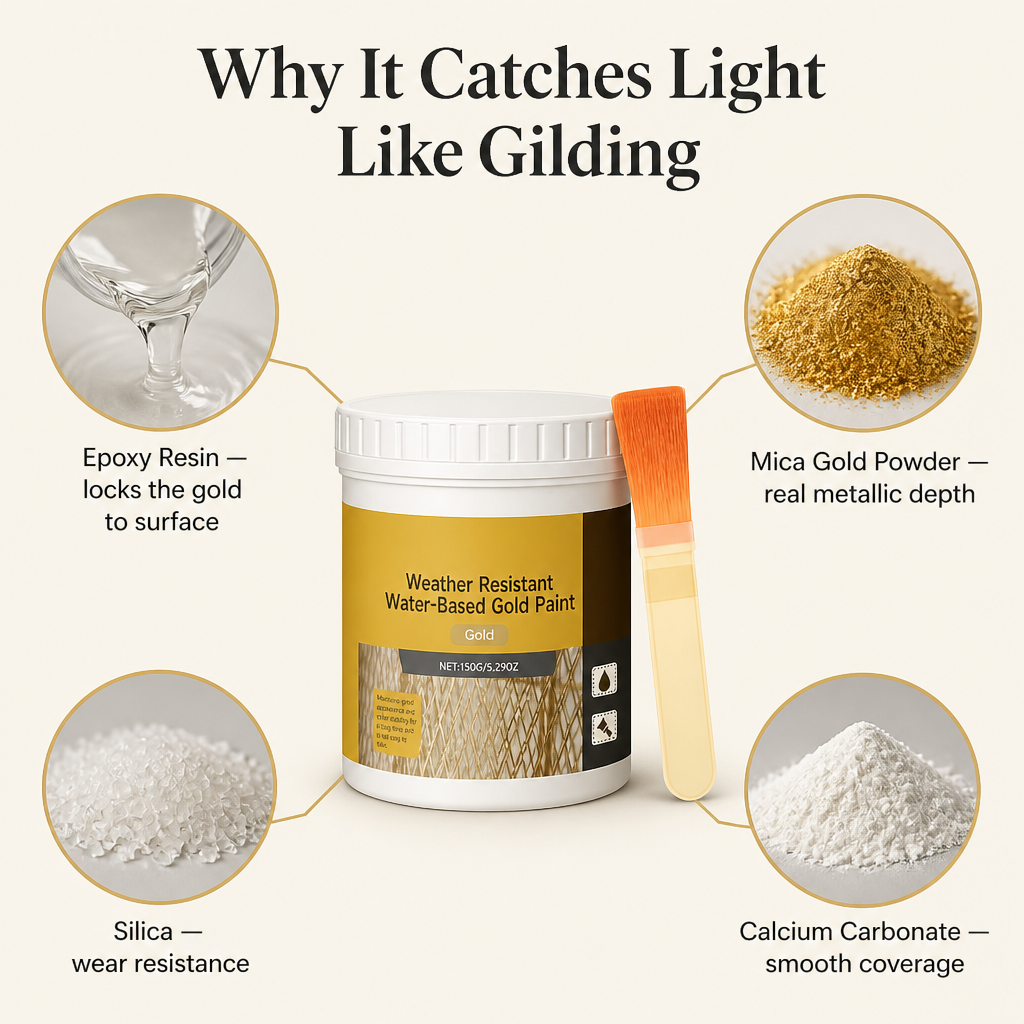 BrilliqueGlo™ — Brush On Gilded Gold That Makes Thrift Finds Look Like Antiques