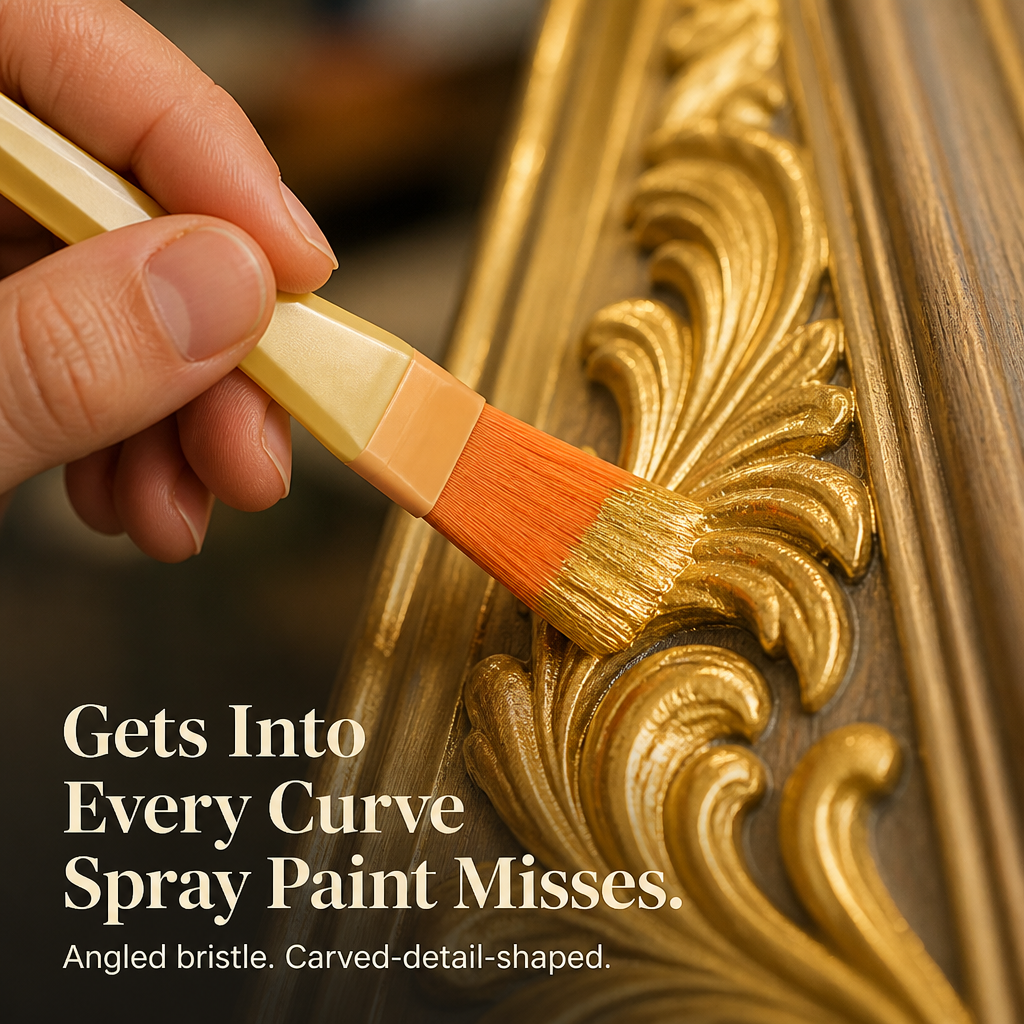BrilliqueGlo™ — Brush On Gilded Gold That Makes Thrift Finds Look Like Antiques