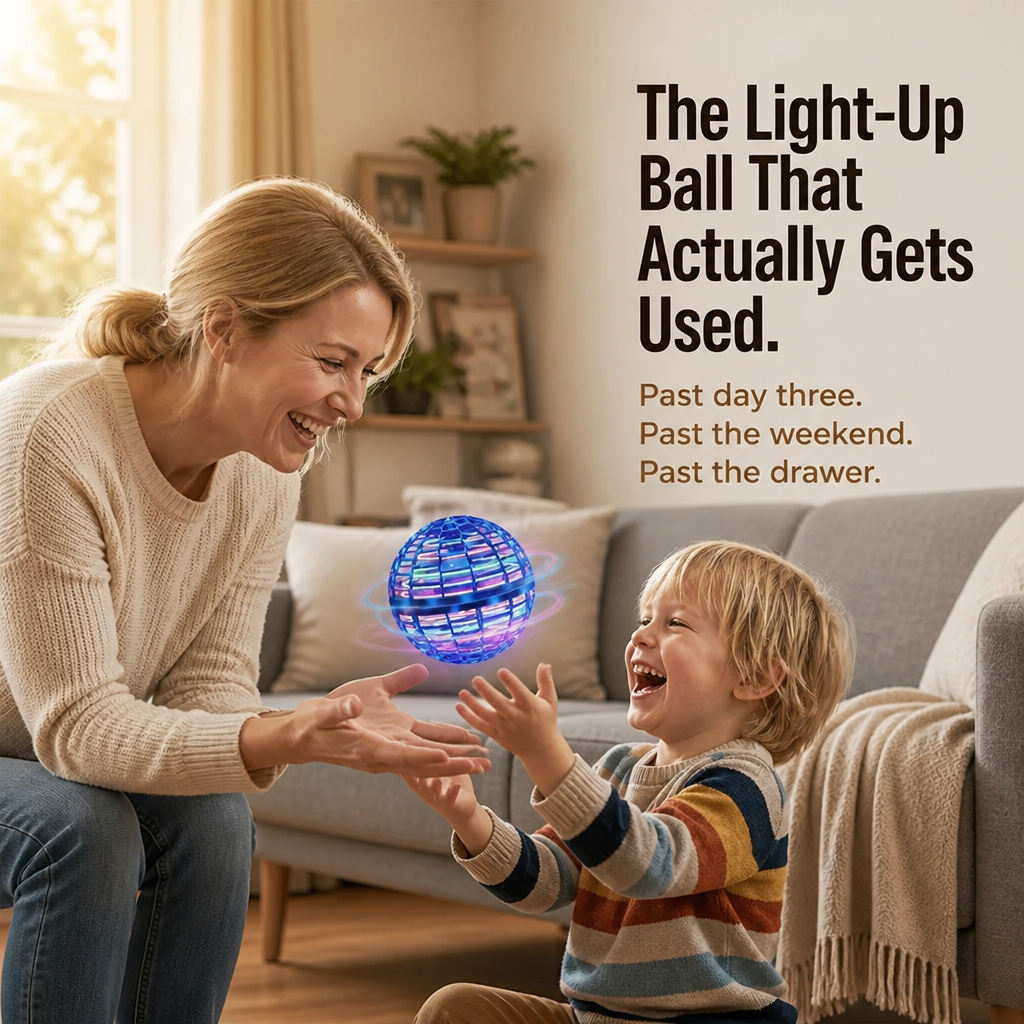 LumaSphere™ — Hover, Glide, and Catch the Ball That Hooks Kids in Minutes