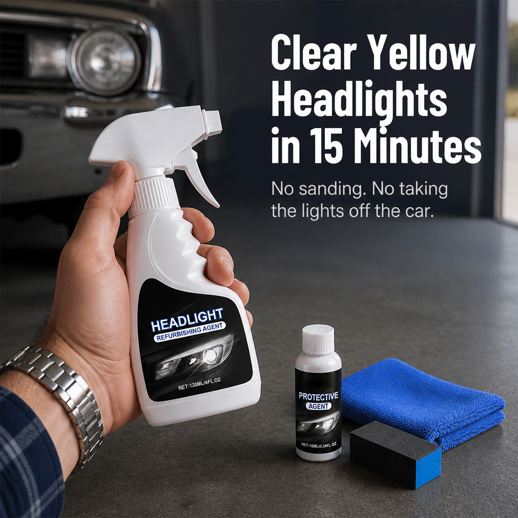 LumaShield™ — Spray Foggy Headlights Clear in Minutes Without Sanding or Shop Visits