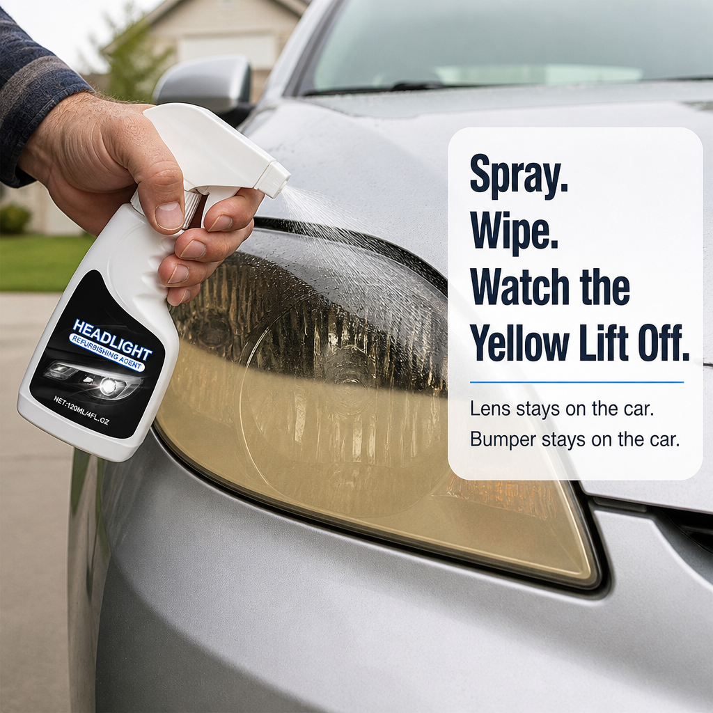 LumaShield™ — Spray Foggy Headlights Clear in Minutes Without Sanding or Shop Visits