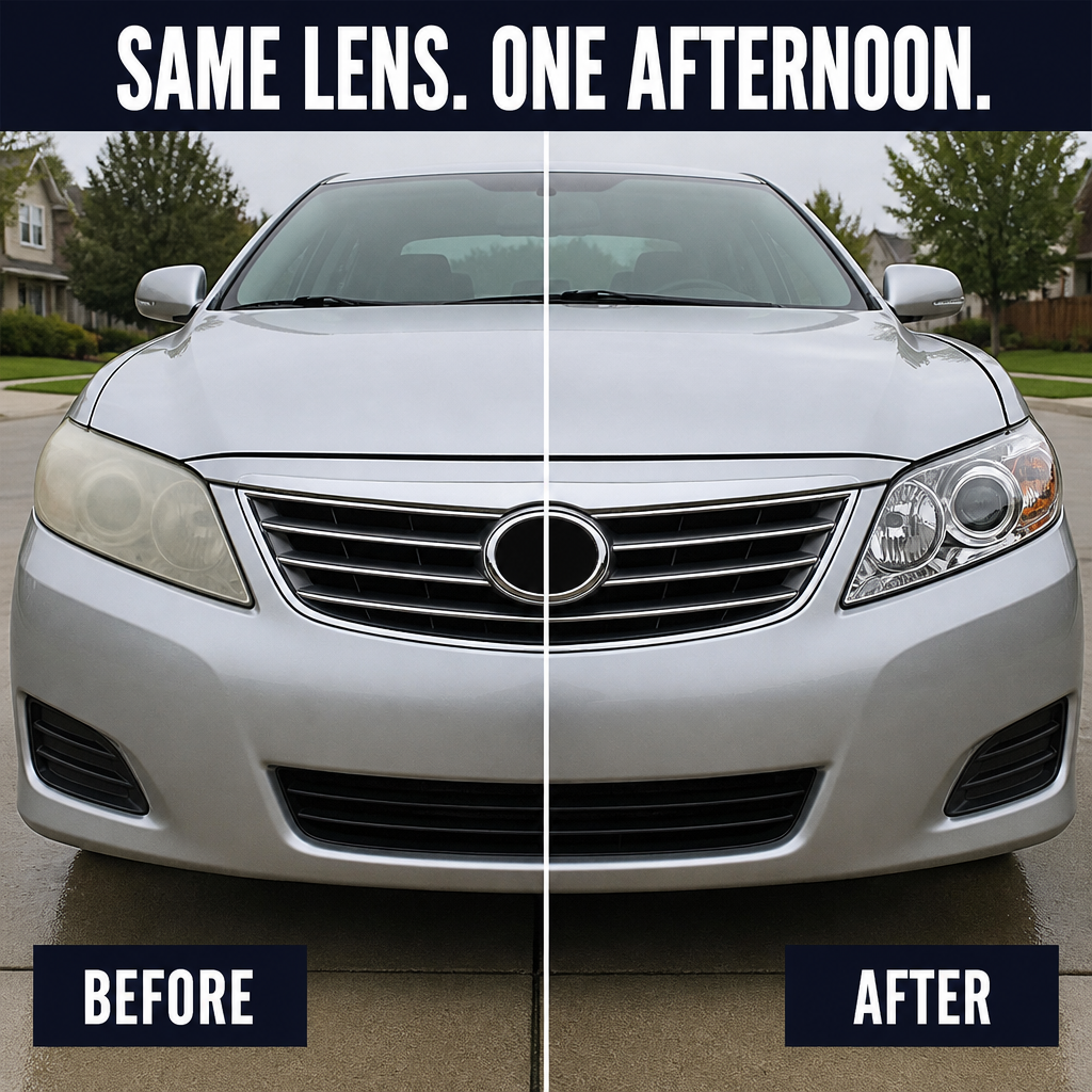 LumaShield™ — Spray Foggy Headlights Clear in Minutes Without Sanding or Shop Visits