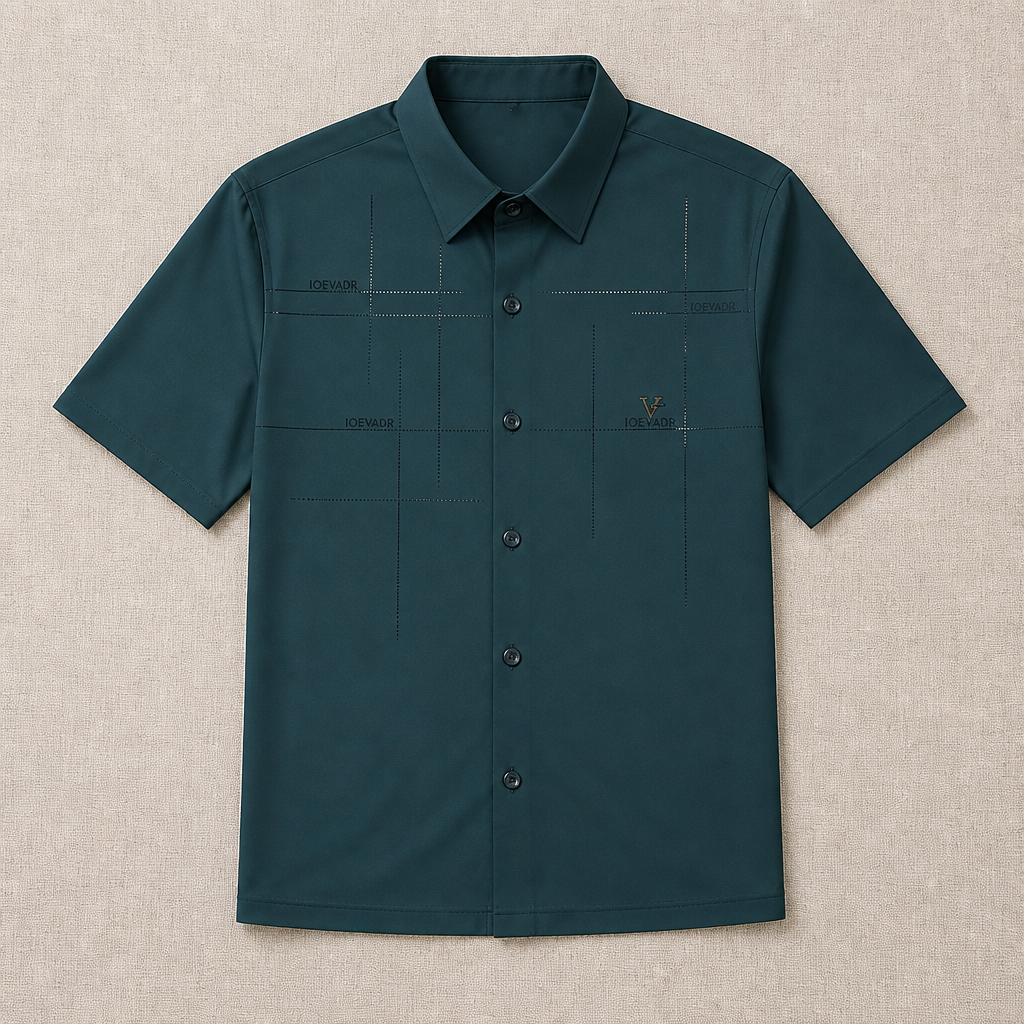 Maxon™ – Wrinkle-Free Stretch Short-Sleeve Button-Down Shirt