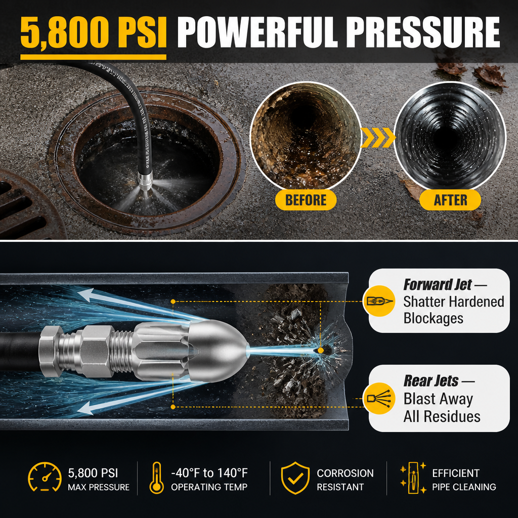 DrainBlast™ — Demolish Years of Gunk in Minutes Without Calling a Plumber