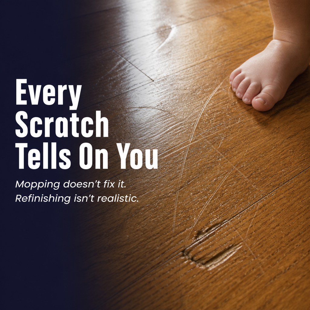 LustroLuxe™ — Bring Dull, Scratched Floors Back To Life In One Coat