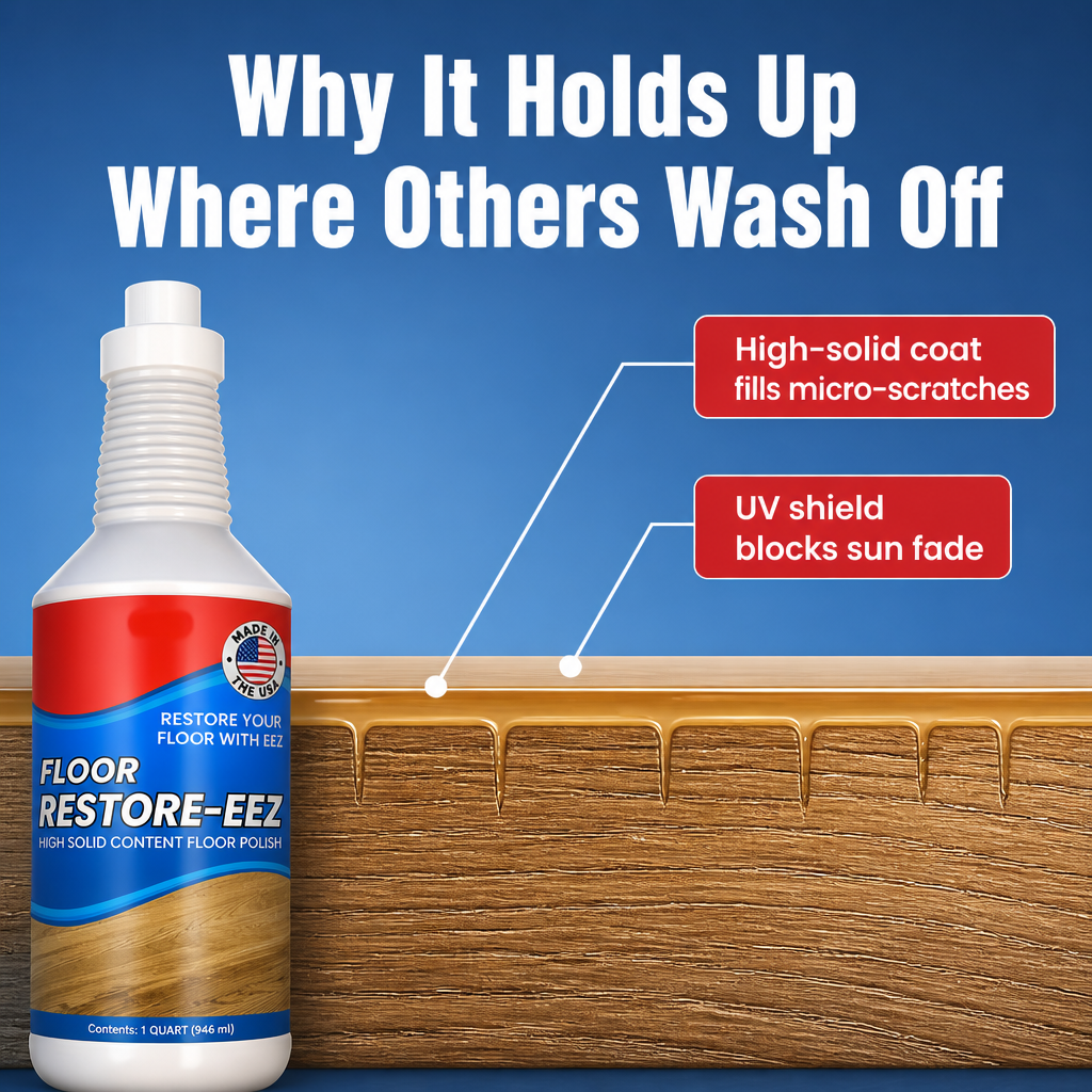 LustroLuxe™ — Bring Dull, Scratched Floors Back To Life In One Coat