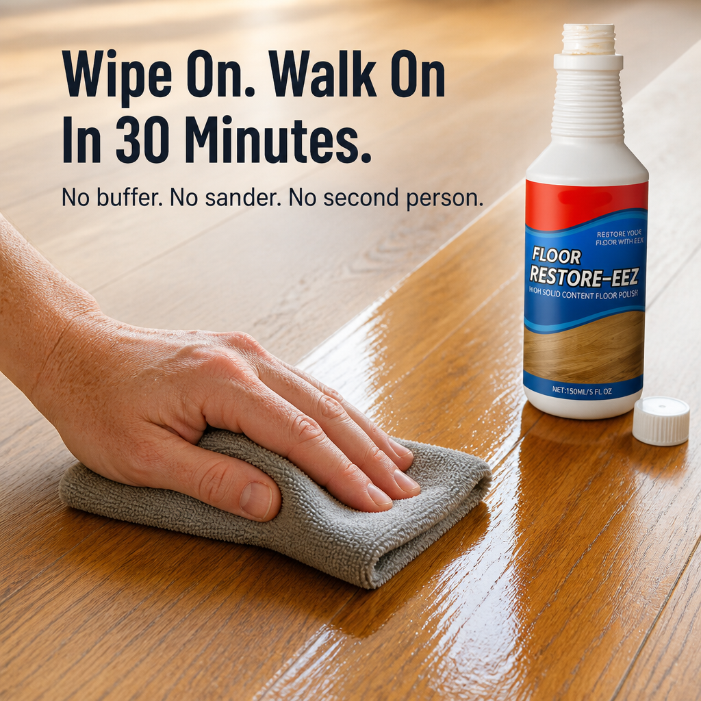 LustroLuxe™ — Bring Dull, Scratched Floors Back To Life In One Coat