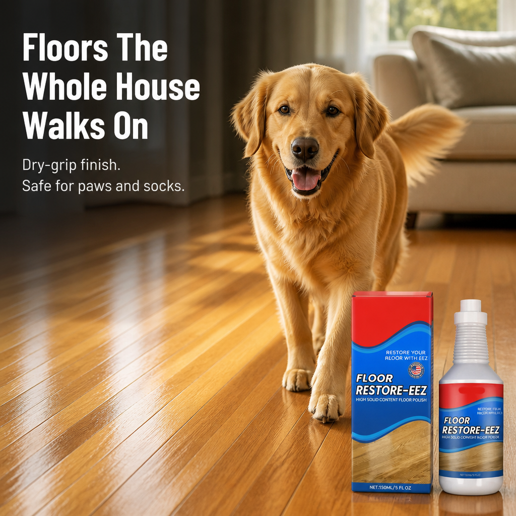 LustroLuxe™ — Bring Dull, Scratched Floors Back To Life In One Coat
