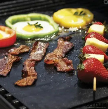 Non-Stick BBQ Mat | Easy Clean Grilling | Ideal for Meat, Fish, and Veggies | GrillClean