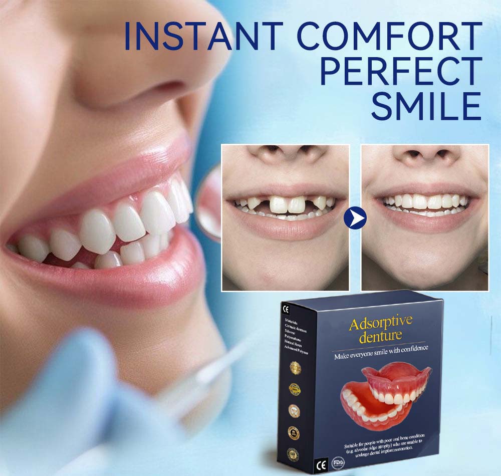 Arvilaro Adsorptive Dentures for Natural Bite & Jaw Support