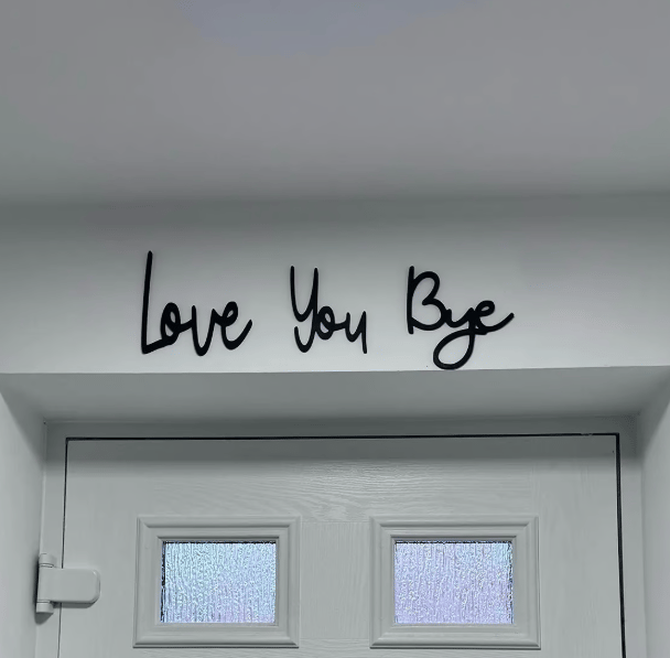 HearthSign Wall Lettering – No-Drill Decorative Script