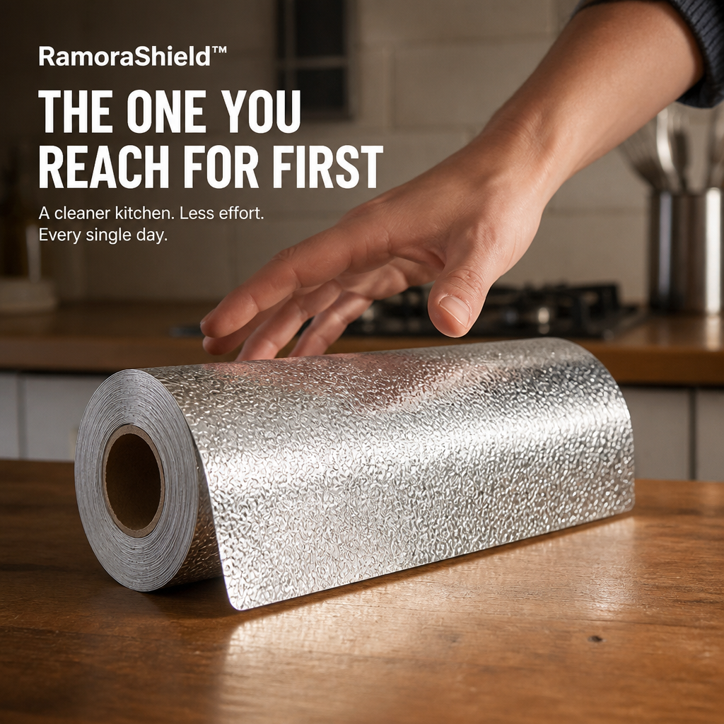 RamoraShield — Make Grease Vanish and Love Your Spotless Kitchen Every Day