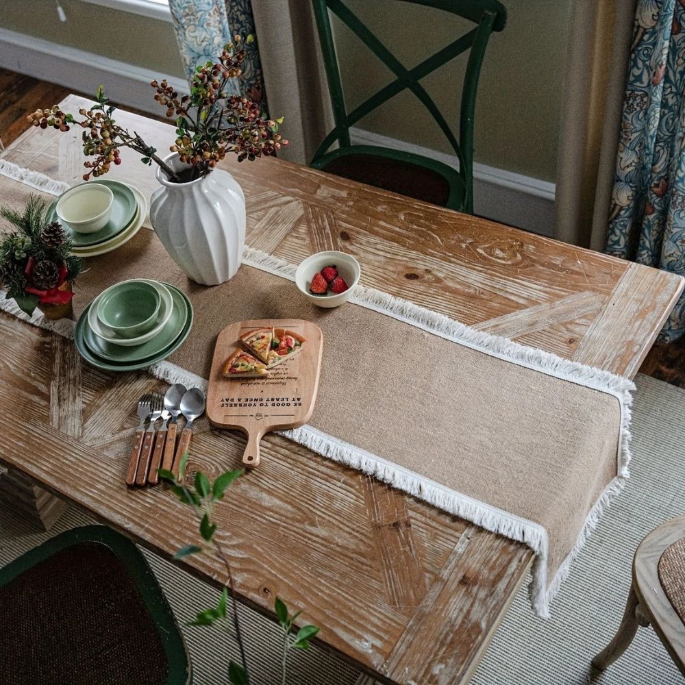 TerraLoom - Natural Jute Table Runner