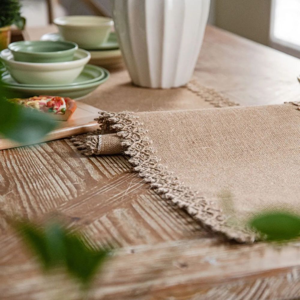 TerraLoom - Natural Jute Table Runner
