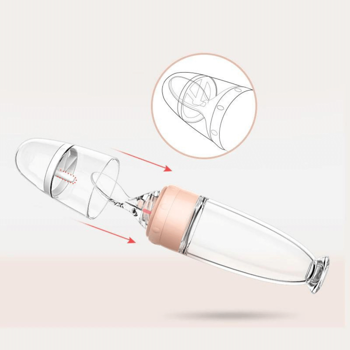 Chloe Baby Feeding Spoon Bottle -  Buy 1 Get 1 Free - Skaldo & Malin