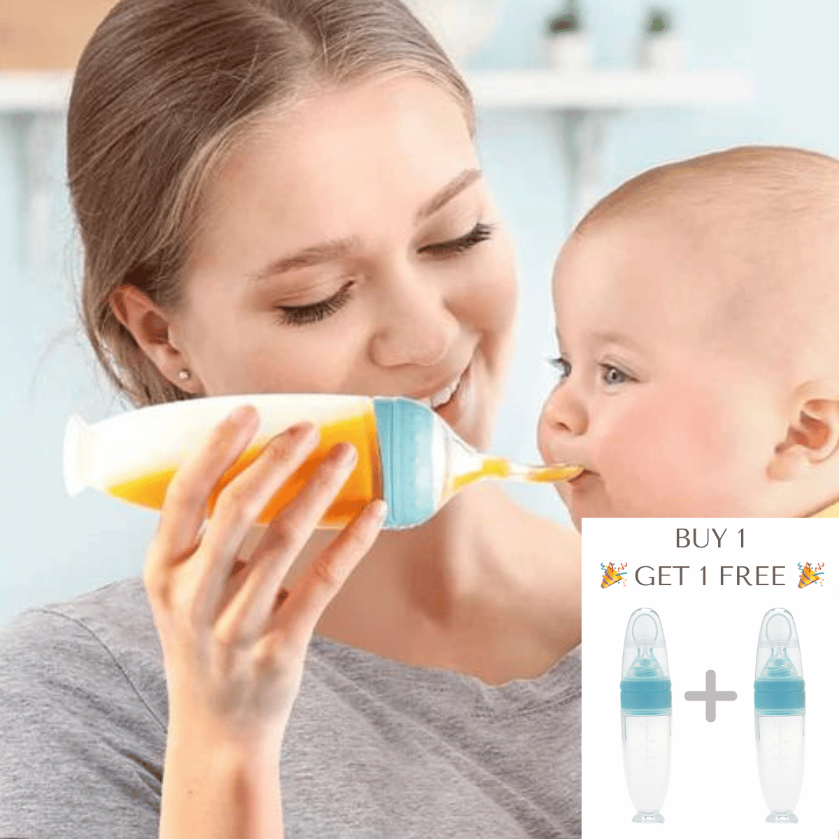 Chloe Baby Feeding Spoon Bottle -  Buy 1 Get 1 Free - Skaldo & Malin