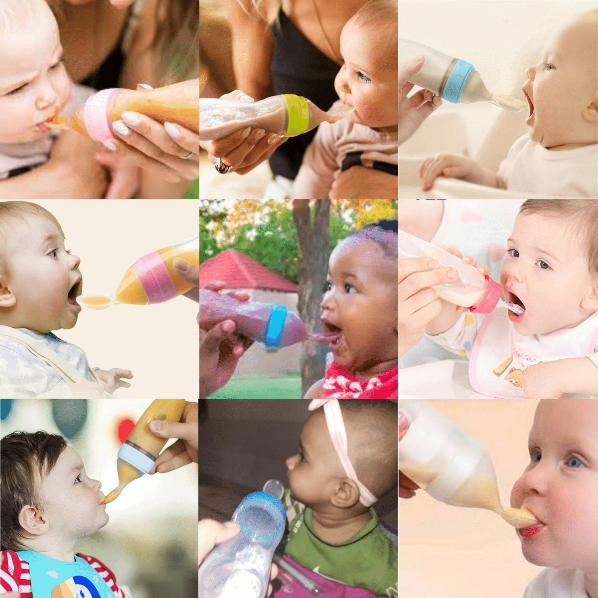 Chloe Baby Feeding Spoon Bottle -  Buy 1 Get 1 Free - Skaldo & Malin