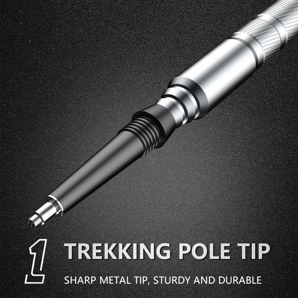 Multi-Tool Kit Trekking Pole for Outdoor Survival and Tactical Use