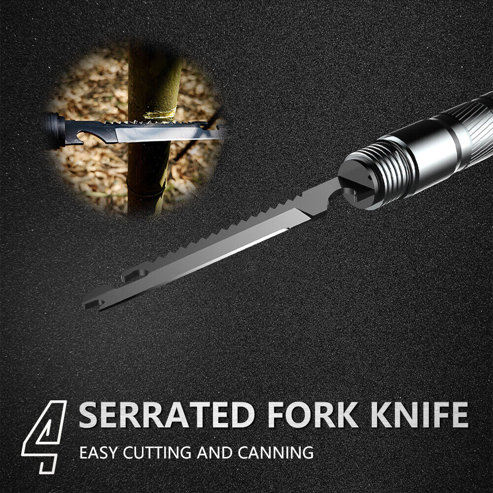 Multi-Tool Kit Trekking Pole for Outdoor Survival and Tactical Use