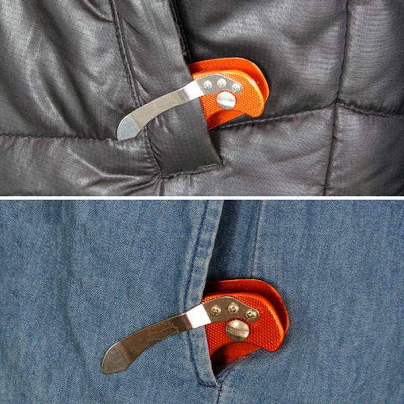 Lightweight Folding Keychain Organizer in Compact Aluminum
