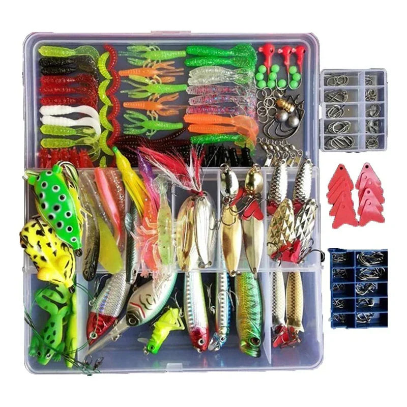 Comprehensive Fishing Bait Set for Freshwater and Saltwater