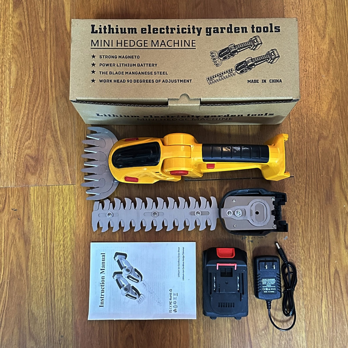 Compact Battery-Powered Hedge Trimmer