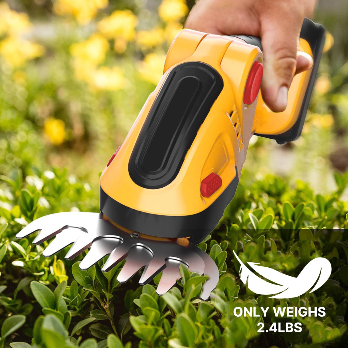 Compact Battery-Powered Hedge Trimmer