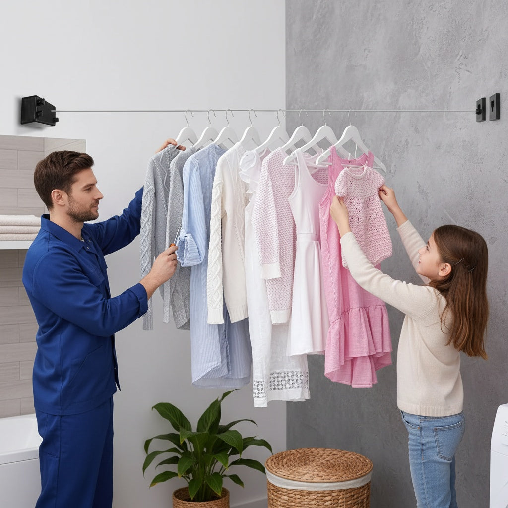 Expandable Clothesline for Space-Saving Drying