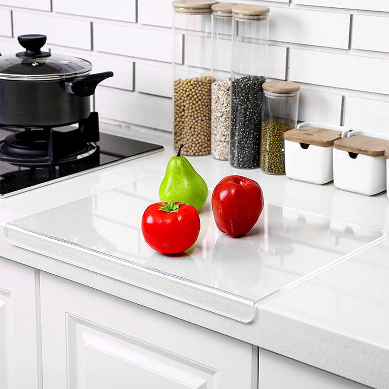 Glass Cutting Board with Non-Slip Base – Safe Surface for Food Prep