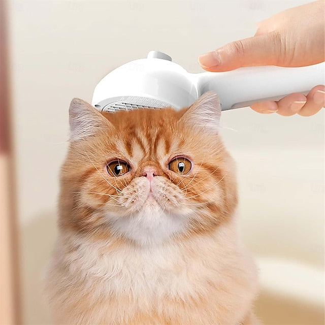 Gentle Pet Grooming Brush for Cats and Dogs