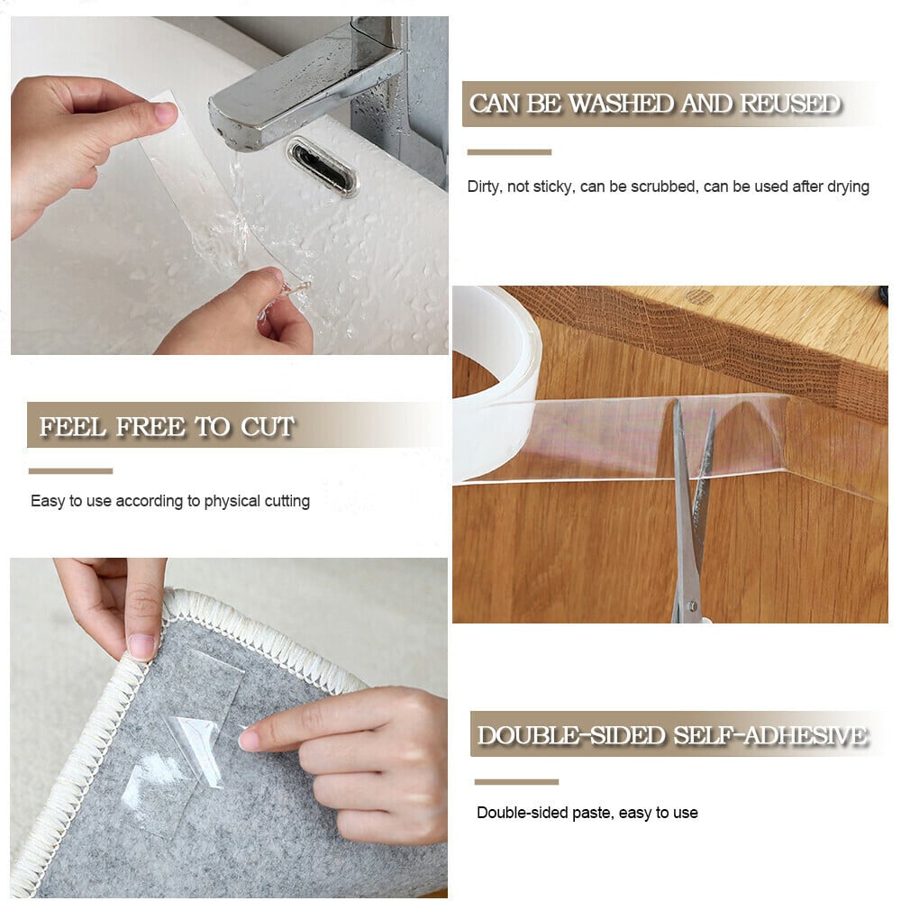 2026 Hot Sale Heavy Duty Nano Double Sided Adhesive Tape