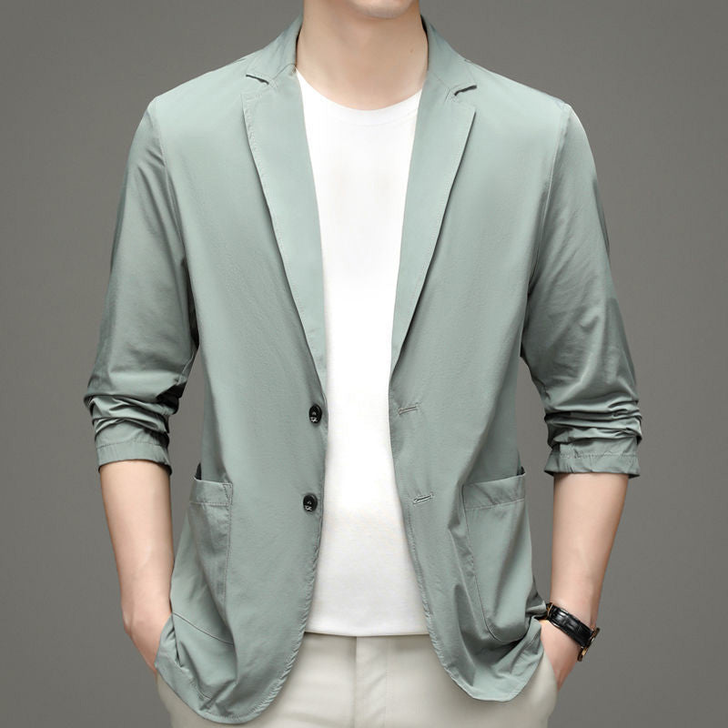 Men's Silk Blazer Jacket