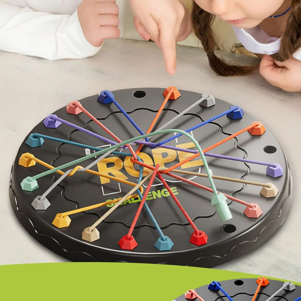 Logic Puzzle Rope Game – Boosts Focus & Dexterity for All Ages