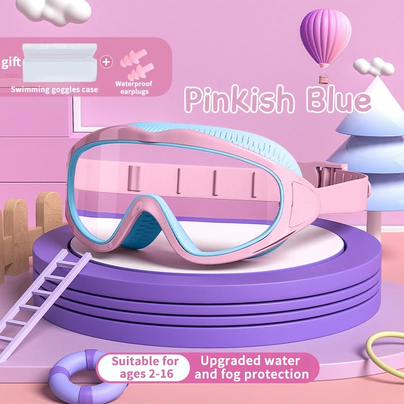 Kids' HD Swim Goggles – UV Protection and Anti-Fog Feature