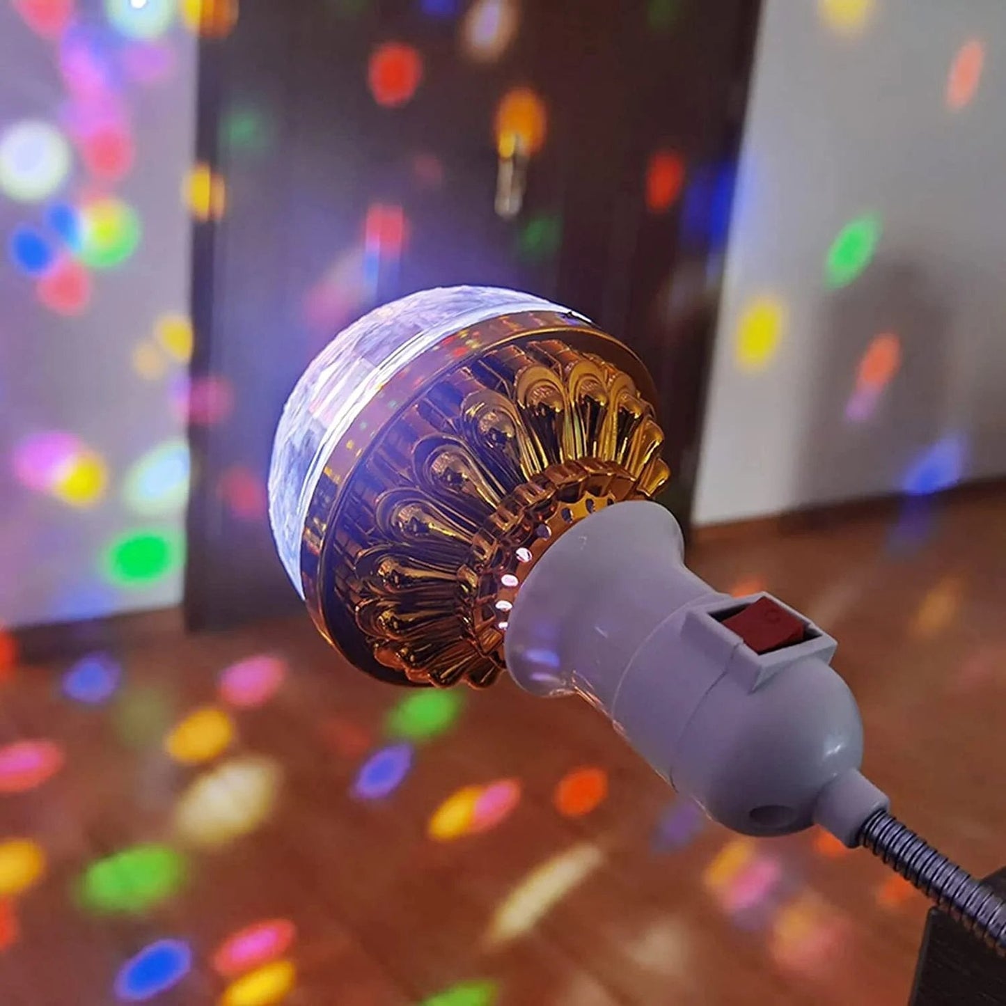 GlowBlast Rotating RGB Party Bulb for Dynamic Lighting