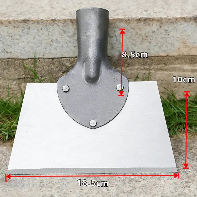 Garden Hoe | Broad Steel Blade | Push & Pull | WeedScrape