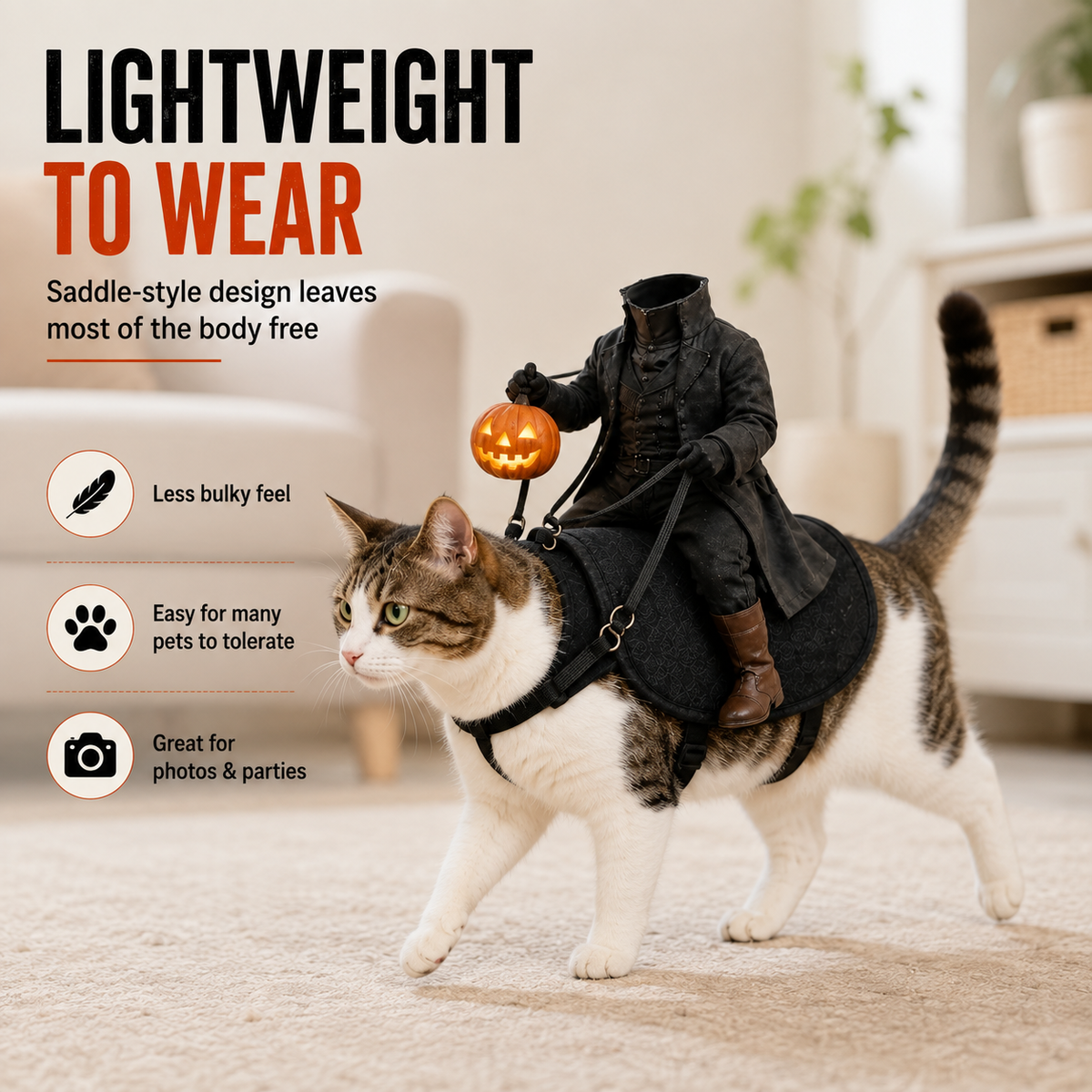The Headless Horseman Rider Pet Costume