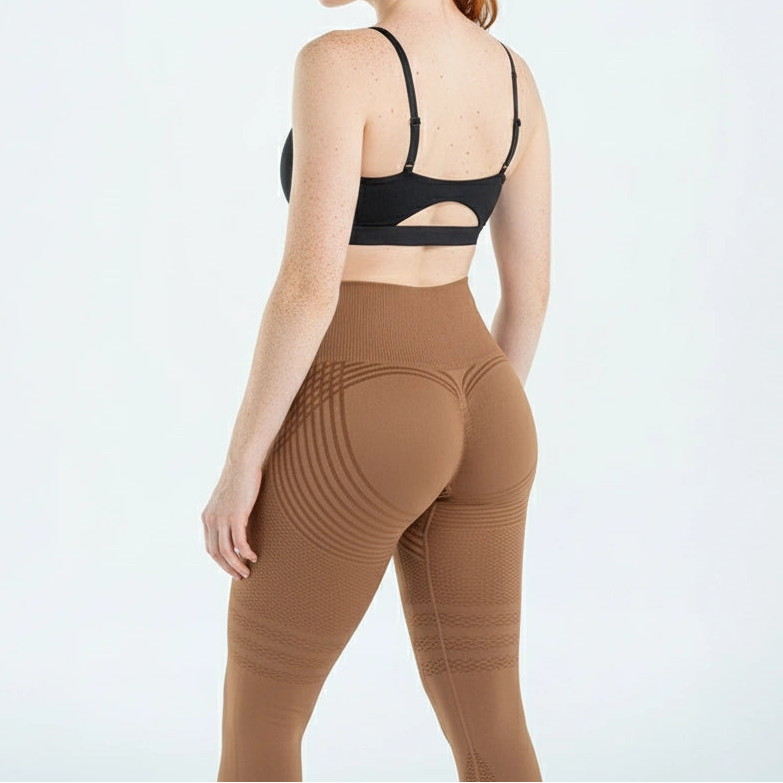 Curvesculpt™ – High-Waist Seamless Sculpting Compression Leggings