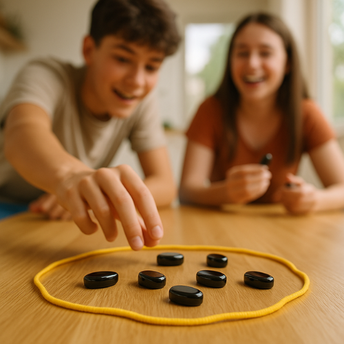 VortexStrat —Magnetic Strategy Board Game with Stones